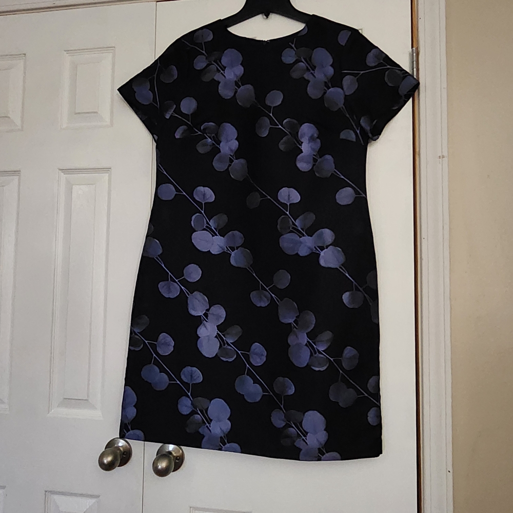 Banana Republic Black and Blue Mini Dress
